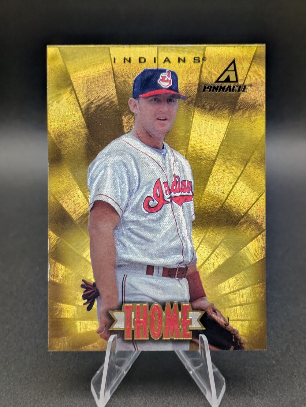 1997 New Pinnacle Museum Collection Parallel #82 Jim Thome Indians Hall of Fame